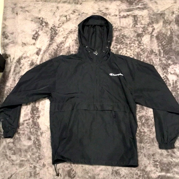 Black Champion Windbreaker - Picture 1 of 3